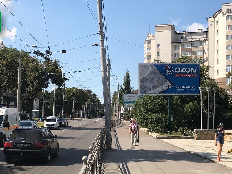 `Билборд №263269 в городе Ровно (Ровенская область), размещение наружной рекламы, IDMedia-аренда по самым низким ценам!`