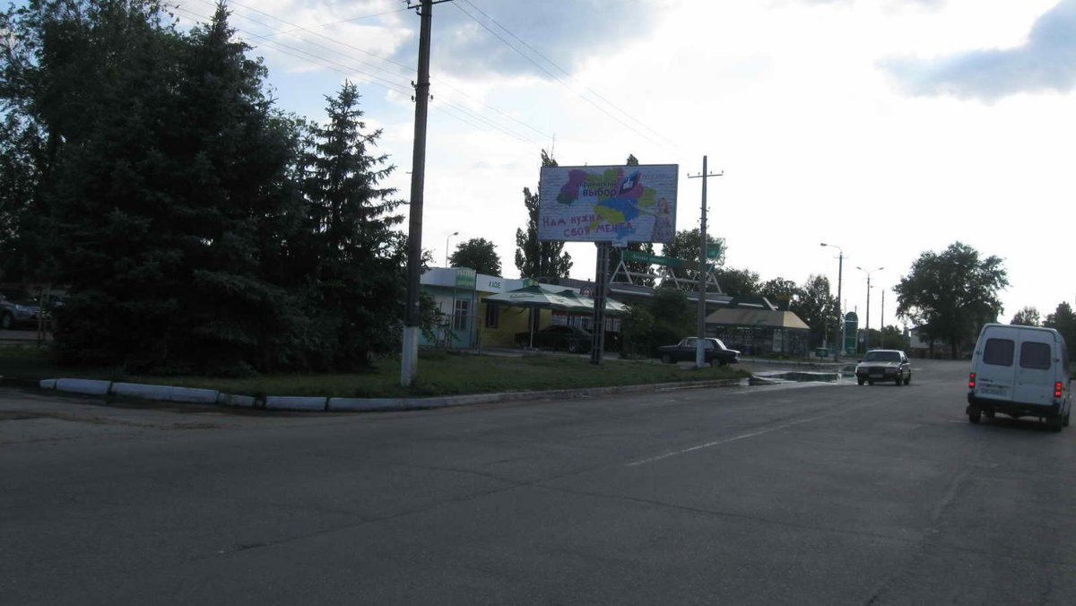 `Билборд №263273 в городе Новомосковск (Днепропетровская область), размещение наружной рекламы, IDMedia-аренда по самым низким ценам!`