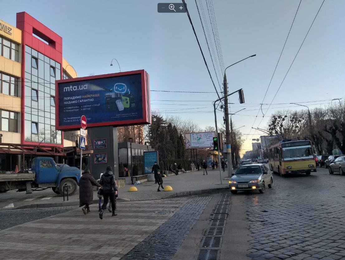 Білборд №263520 в місті Чернівці (Чернівецька область), розміщення зовнішнішньої реклами, IDMedia-оренда найнижчі ціни!