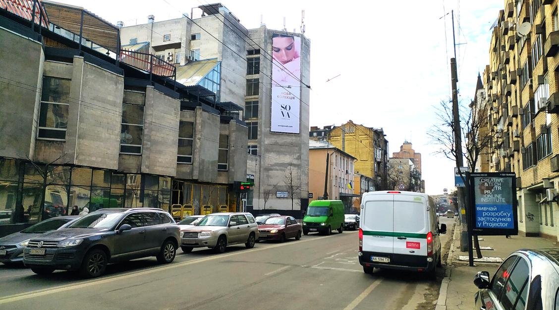 `Брандмауэр №263671 в городе Киев (Киевская область), размещение наружной рекламы, IDMedia-аренда по самым низким ценам!`