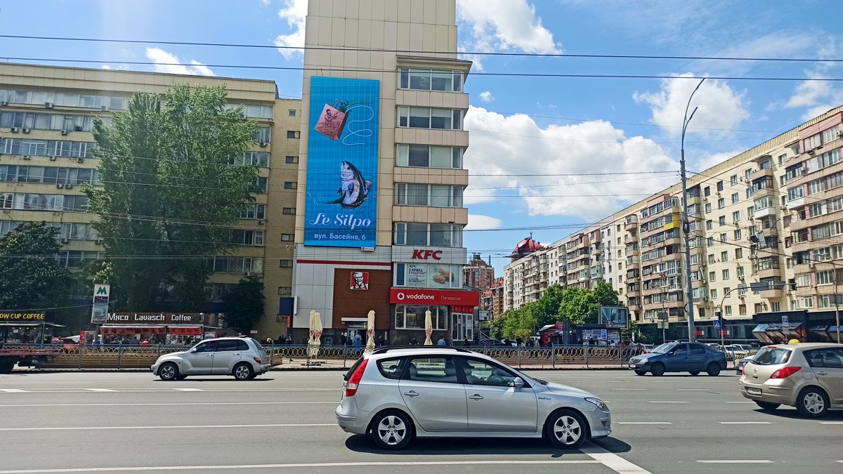 Екран формат 6,1 х 15,3 №263680 в городе Київ (Київська область) Екран №263680 в місті Київ (Київська область), розміщення зовнішнішньої реклами, IDMedia-оренда найнижчі ціни!