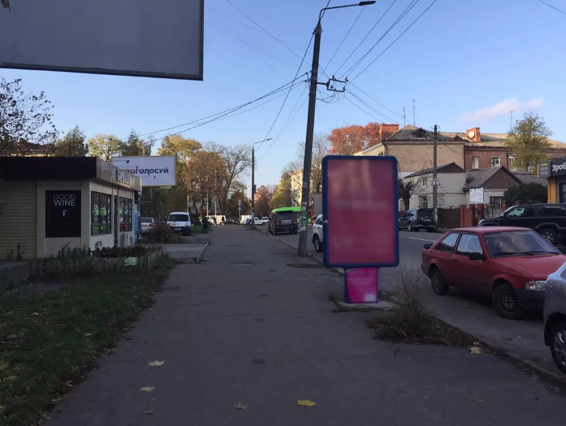 Сітілайт №264864 в місті Житомир (Житомирська область), розміщення зовнішнішньої реклами, IDMedia-оренда найнижчі ціни!