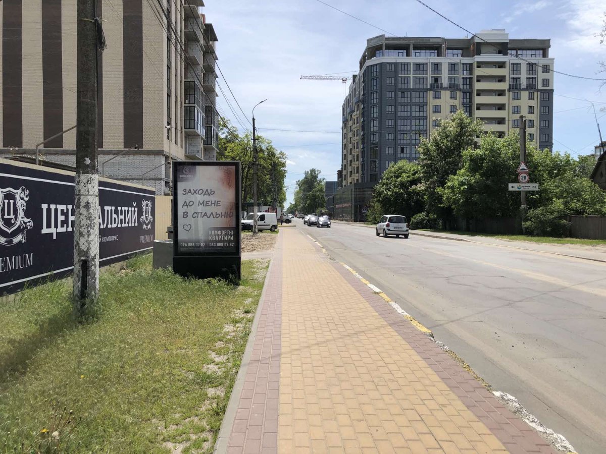 `Ситилайт №264981 в городе Ирпень (Киевская область), размещение наружной рекламы, IDMedia-аренда по самым низким ценам!`