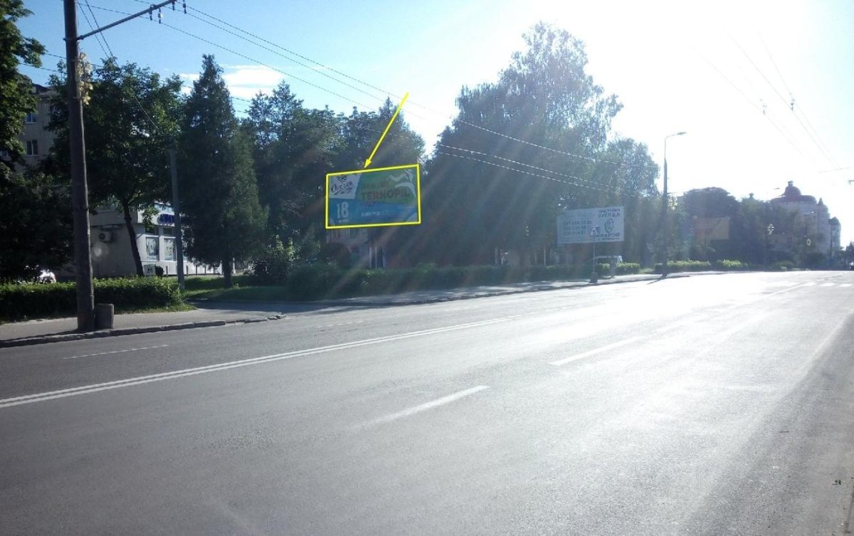 `Билборд №265291 в городе Тернополь (Тернопольская область), размещение наружной рекламы, IDMedia-аренда по самым низким ценам!`