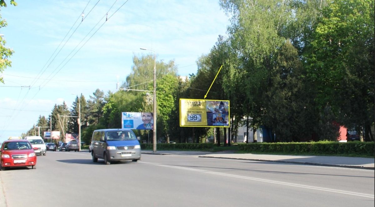 `Билборд №265294 в городе Тернополь (Тернопольская область), размещение наружной рекламы, IDMedia-аренда по самым низким ценам!`