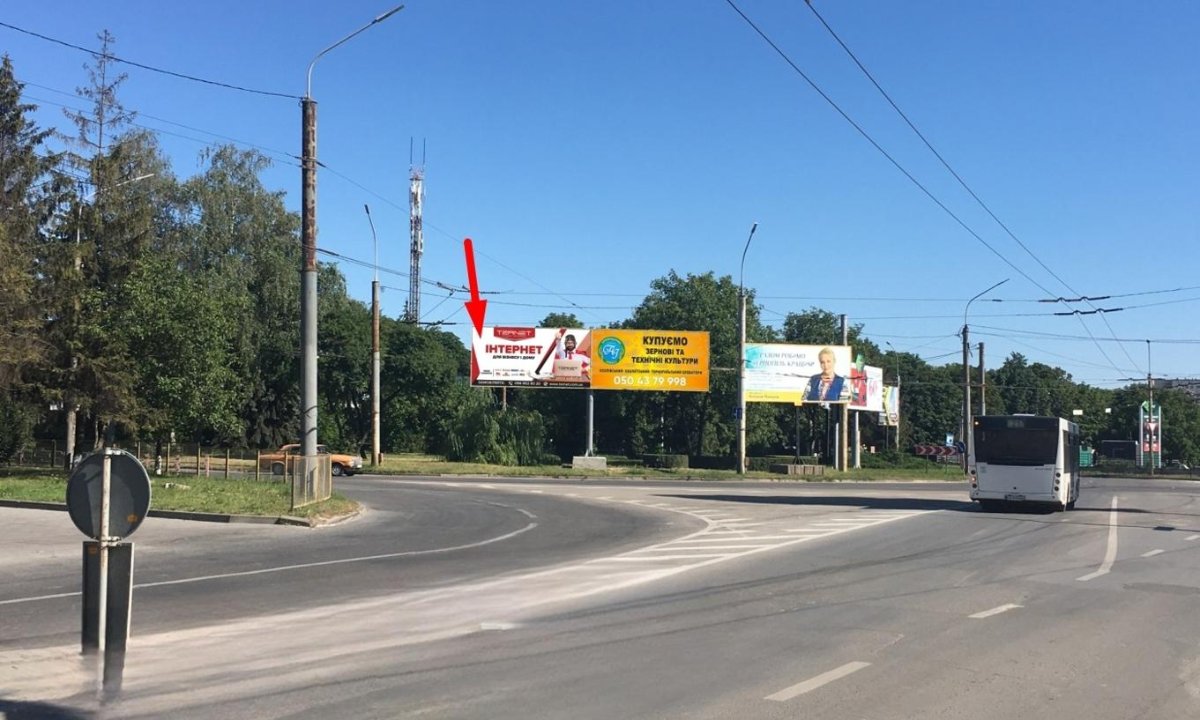 `Билборд №265310 в городе Тернополь (Тернопольская область), размещение наружной рекламы, IDMedia-аренда по самым низким ценам!`