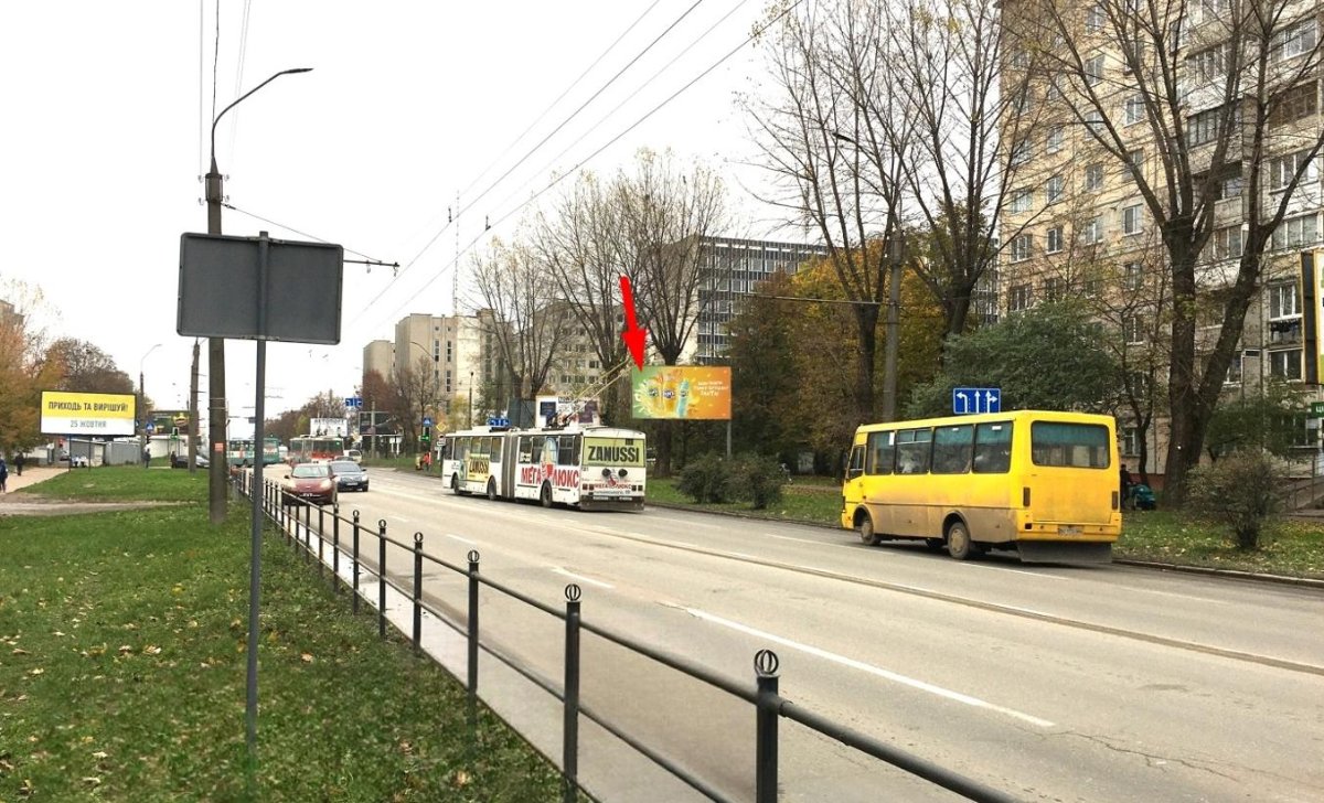 `Билборд №265324 в городе Тернополь (Тернопольская область), размещение наружной рекламы, IDMedia-аренда по самым низким ценам!`