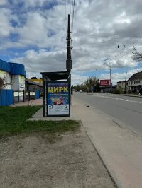 `Ситилайт №265653 в городе Житомир (Житомирская область), размещение наружной рекламы, IDMedia-аренда по самым низким ценам!`