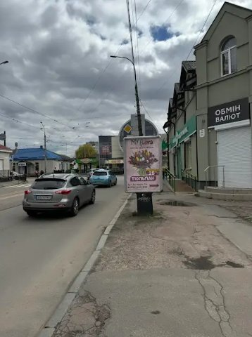 `Ситилайт №265667 в городе Житомир (Житомирская область), размещение наружной рекламы, IDMedia-аренда по самым низким ценам!`