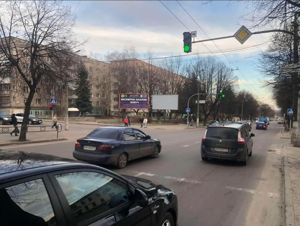 `Билборд №265738 в городе Житомир (Житомирская область), размещение наружной рекламы, IDMedia-аренда по самым низким ценам!`