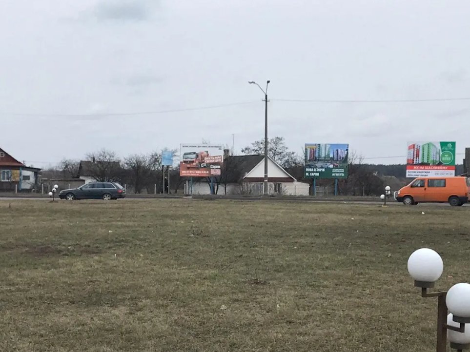 `Билборд №265762 в городе Сарны (Ровенская область), размещение наружной рекламы, IDMedia-аренда по самым низким ценам!`