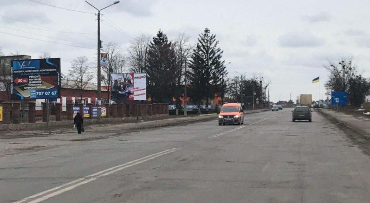 `Билборд №265779 в городе Сарны (Ровенская область), размещение наружной рекламы, IDMedia-аренда по самым низким ценам!`