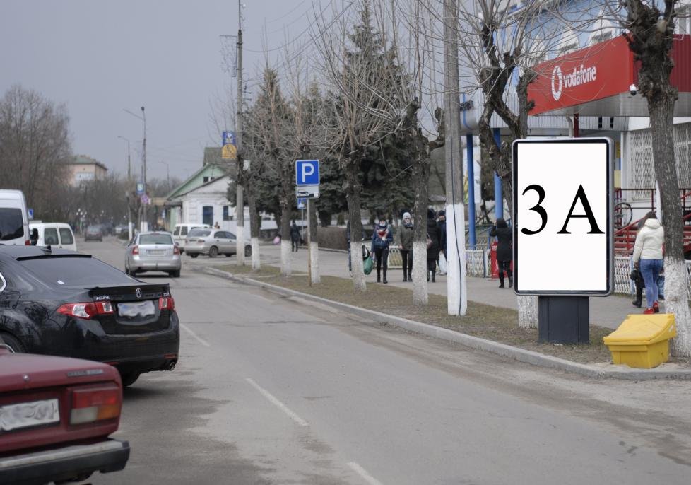 `Ситилайт №265823 в городе Сарны (Ровенская область), размещение наружной рекламы, IDMedia-аренда по самым низким ценам!`