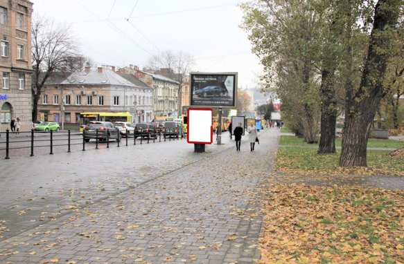 `Ситилайт №266017 в городе Львов (Львовская область), размещение наружной рекламы, IDMedia-аренда по самым низким ценам!`