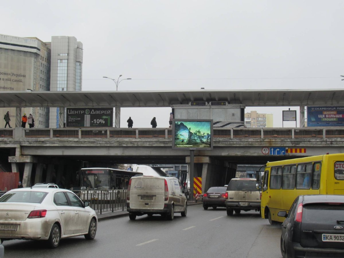 Екран №266049 в місті Київ (Київська область), розміщення зовнішнішньої реклами, IDMedia-оренда найнижчі ціни!