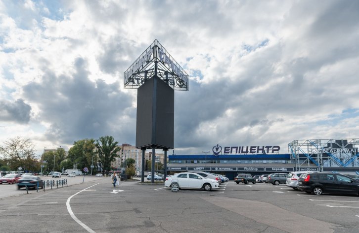 `Экран №266118 в городе Киев (Киевская область), размещение наружной рекламы, IDMedia-аренда по самым низким ценам!`