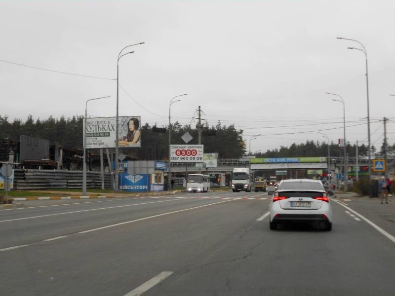 Билборд формат 6х3 №267290 в городе Гостомель (Киевская область) `Билборд №267290 в городе Гостомель (Киевская область), размещение наружной рекламы, IDMedia-аренда по самым низким ценам!`