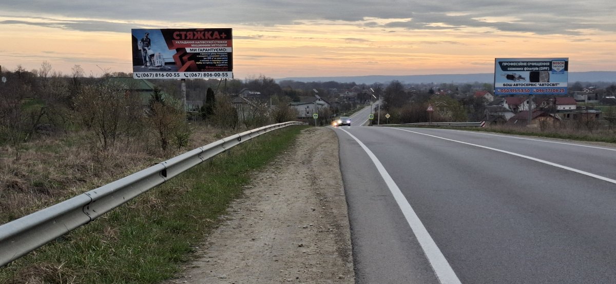 Білборд формат 3x6 №267309 в городе Голинь (Івано-Франківська область) Білборд №267309 в місті Голинь (Івано-Франківська область), розміщення зовнішнішньої реклами, IDMedia-оренда найнижчі ціни!