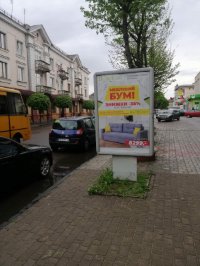 `Ситилайт №267321 в городе Дубно (Ровенская область), размещение наружной рекламы, IDMedia-аренда по самым низким ценам!`