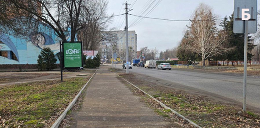 Ситилайт формат 1,2x1,8 №267991 в городе Смела (Черкасская область) `Ситилайт №267991 в городе Смела (Черкасская область), размещение наружной рекламы, IDMedia-аренда по самым низким ценам!`