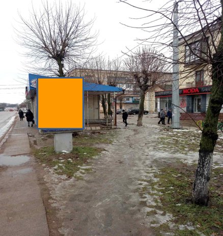 Ситилайт формат 1,2х1,8 №268167 в городе Коростень (Житомирская область) `Ситилайт №268167 в городе Коростень (Житомирская область), размещение наружной рекламы, IDMedia-аренда по самым низким ценам!`