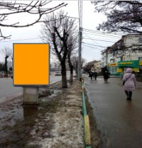 Ситилайт в городе Коростень #268181 по адресу Красина 6, Гимназия, кафе Подкова `Ситилайт №268181 в городе Коростень (Житомирская область), размещение наружной рекламы, IDMedia-аренда по самым низким ценам!`