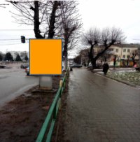 Ситилайт в городе Коростень #268185 по адресу Грушевского 19, маг. Св.М'ясо,Prado,ПТУ `Ситилайт №268185 в городе Коростень (Житомирская область), размещение наружной рекламы, IDMedia-аренда по самым низким ценам!`