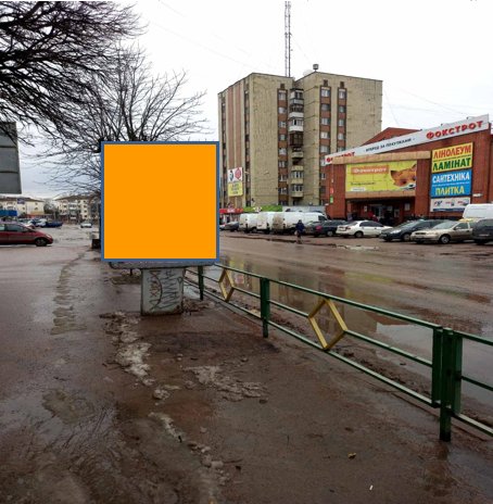 Ситилайт формат 1,2х1,8 №268187 в городе Коростень (Житомирская область) `Ситилайт №268187 в городе Коростень (Житомирская область), размещение наружной рекламы, IDMedia-аренда по самым низким ценам!`