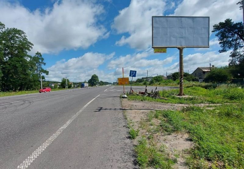 Білборд формат 6х3 №268234 в городе Київська область траса (Київська область) Білборд №268234 в місті Київська область траса (Київська область), розміщення зовнішнішньої реклами, IDMedia-оренда найнижчі ціни!