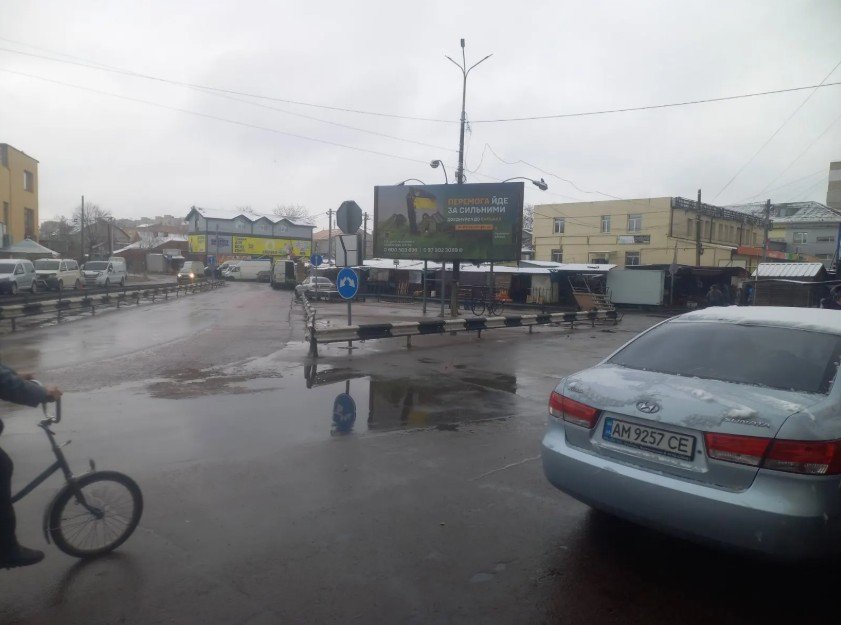 Білборд формат 3х6 м №268251 в городе Бердичів (Житомирська область) Білборд №268251 в місті Бердичів (Житомирська область), розміщення зовнішнішньої реклами, IDMedia-оренда найнижчі ціни!