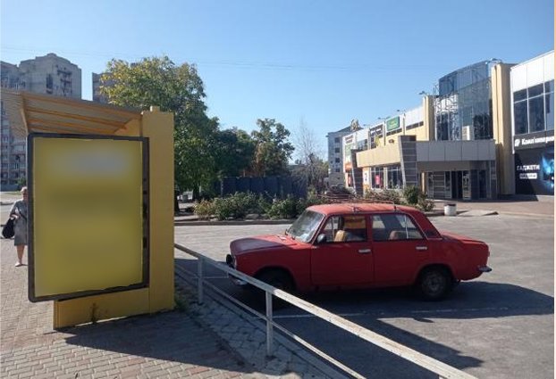 `Ситилайт №268307 в городе Никополь (Днепропетровская область), размещение наружной рекламы, IDMedia-аренда по самым низким ценам!`