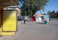 Ситилайт в городе Никополь #268308 по адресу ЦУМ зупинка (напрямок руху на «Третю дільницю») Б сторона `Ситилайт №268308 в городе Никополь (Днепропетровская область), размещение наружной рекламы, IDMedia-аренда по самым низким ценам!`