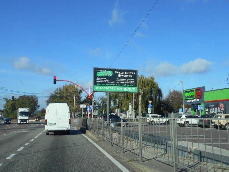 Білборд №268358 в місті Гостомель (Київська область), розміщення зовнішнішньої реклами, IDMedia-оренда найнижчі ціни!