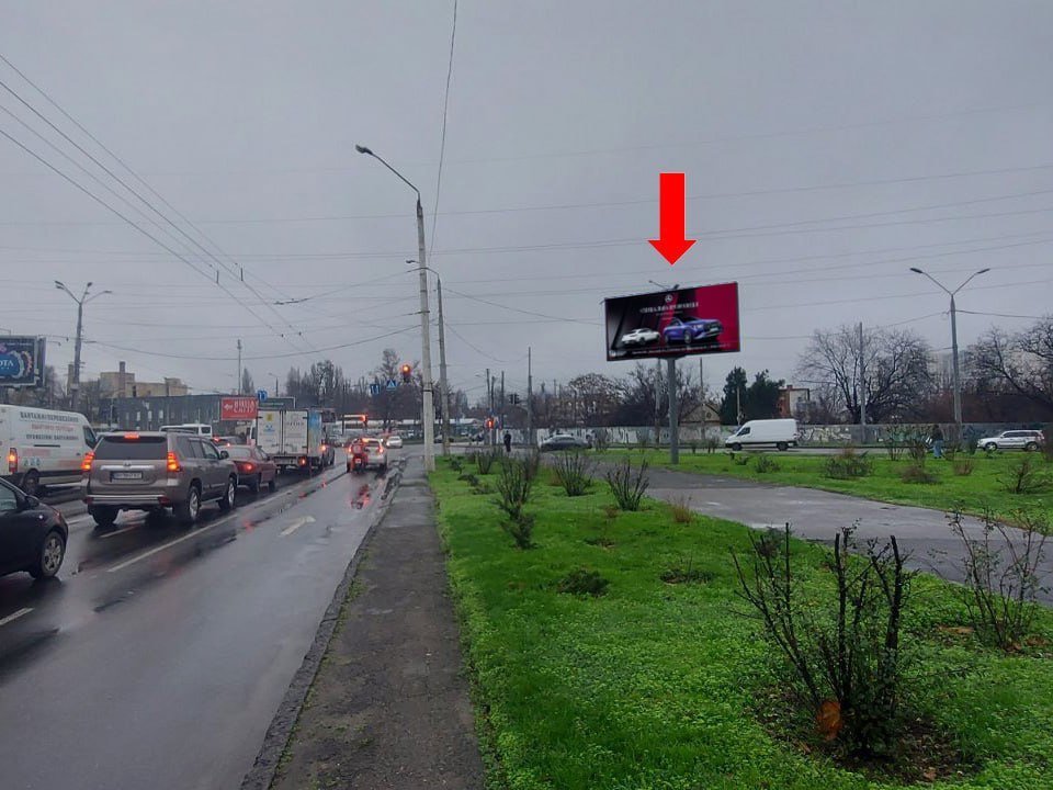 `Экран №268796 в городе Одесса (Одесская область), размещение наружной рекламы, IDMedia-аренда по самым низким ценам!`