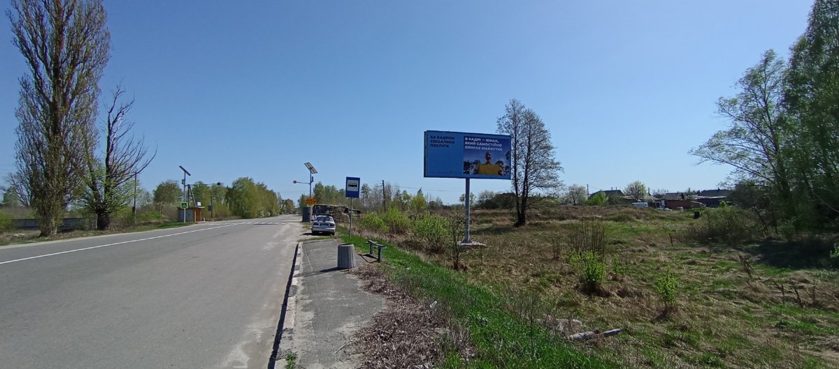 Білборд №268882 в місті Іванків (Київська область), розміщення зовнішнішньої реклами, IDMedia-оренда найнижчі ціни!
