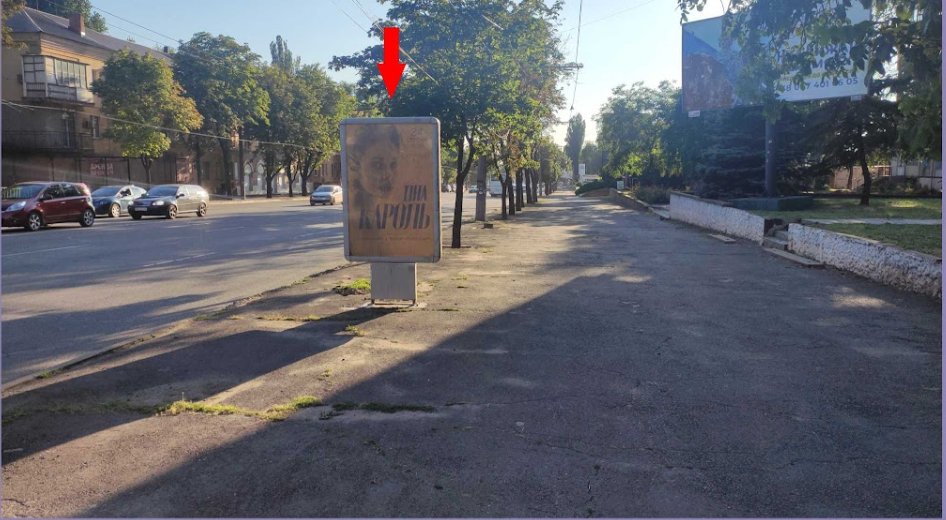 `Билборд №268897 в городе Кривой Рог (Днепропетровская область), размещение наружной рекламы, IDMedia-аренда по самым низким ценам!`