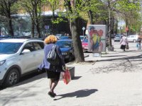 Сітілайт у місті Харків #268946 за адресою Гіршмана вул. + Мироносицька вул.(2) Сітілайт №268946 в місті Харків (Харківська область), розміщення зовнішнішньої реклами, IDMedia-оренда найнижчі ціни!