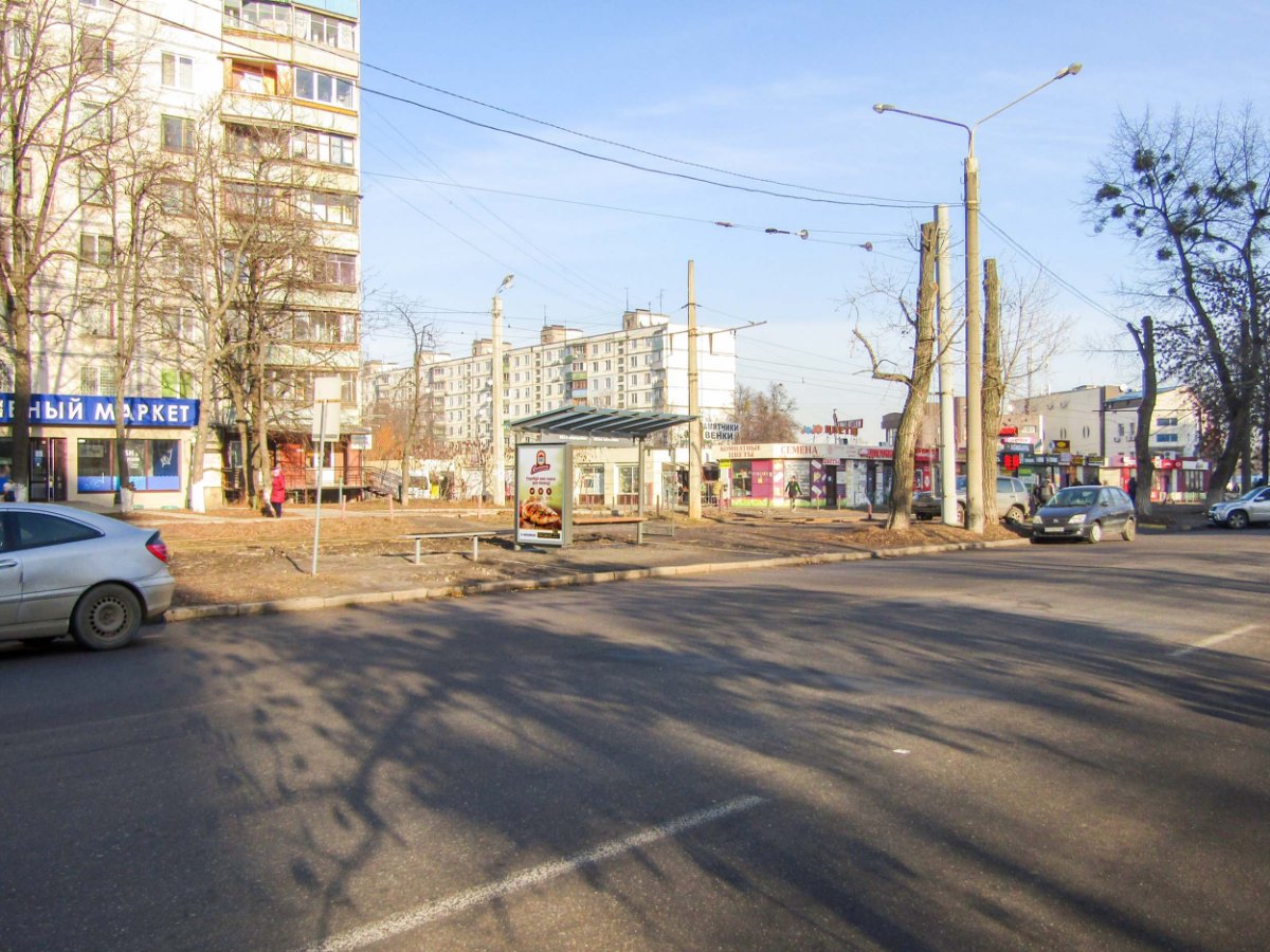 `Остановка №269023 в городе Харьков (Харьковская область), размещение наружной рекламы, IDMedia-аренда по самым низким ценам!`