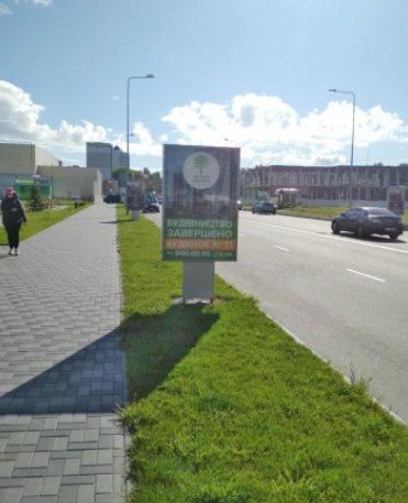 `Ситилайт №269299 в городе Бровары (Киевская область), размещение наружной рекламы, IDMedia-аренда по самым низким ценам!`