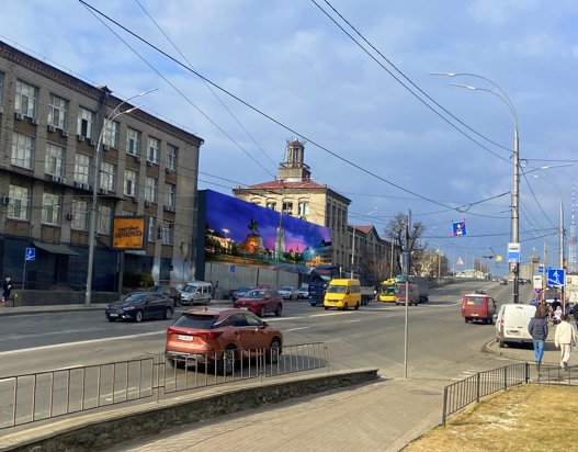`Брандмауэр №269356 в городе Киев (Киевская область), размещение наружной рекламы, IDMedia-аренда по самым низким ценам!`