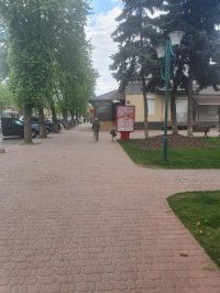 Ситилайт в городе Могилев-Подольский #269430 по адресу Стависька, 2 (кафе Карамболь) `Ситилайт №269430 в городе Могилев-Подольский (Винницкая область), размещение наружной рекламы, IDMedia-аренда по самым низким ценам!`