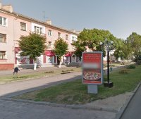 Ситилайт в городе Нововолынск #269435 по адресу Шевченка буд.1 `Ситилайт №269435 в городе Нововолынск (Волынская область), размещение наружной рекламы, IDMedia-аренда по самым низким ценам!`