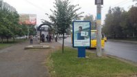 Сітілайт у місті Чернівці #269557 за адресою вул. Героїв Майдану, 65, за зупинкою, пішохідний перехід Сітілайт №269557 в місті Чернівці (Чернівецька область), розміщення зовнішнішньої реклами, IDMedia-оренда найнижчі ціни!
