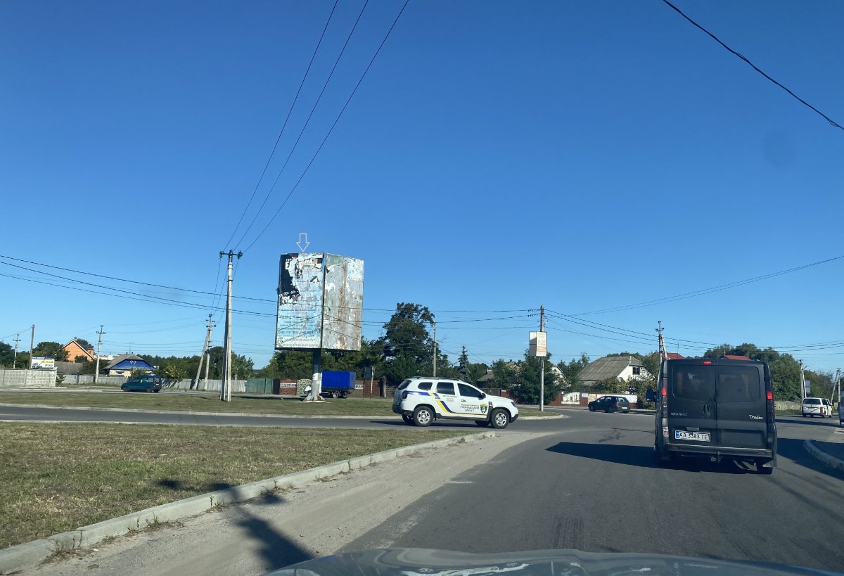 `Билборд №269689 в городе Вишневое (Киевская область), размещение наружной рекламы, IDMedia-аренда по самым низким ценам!`