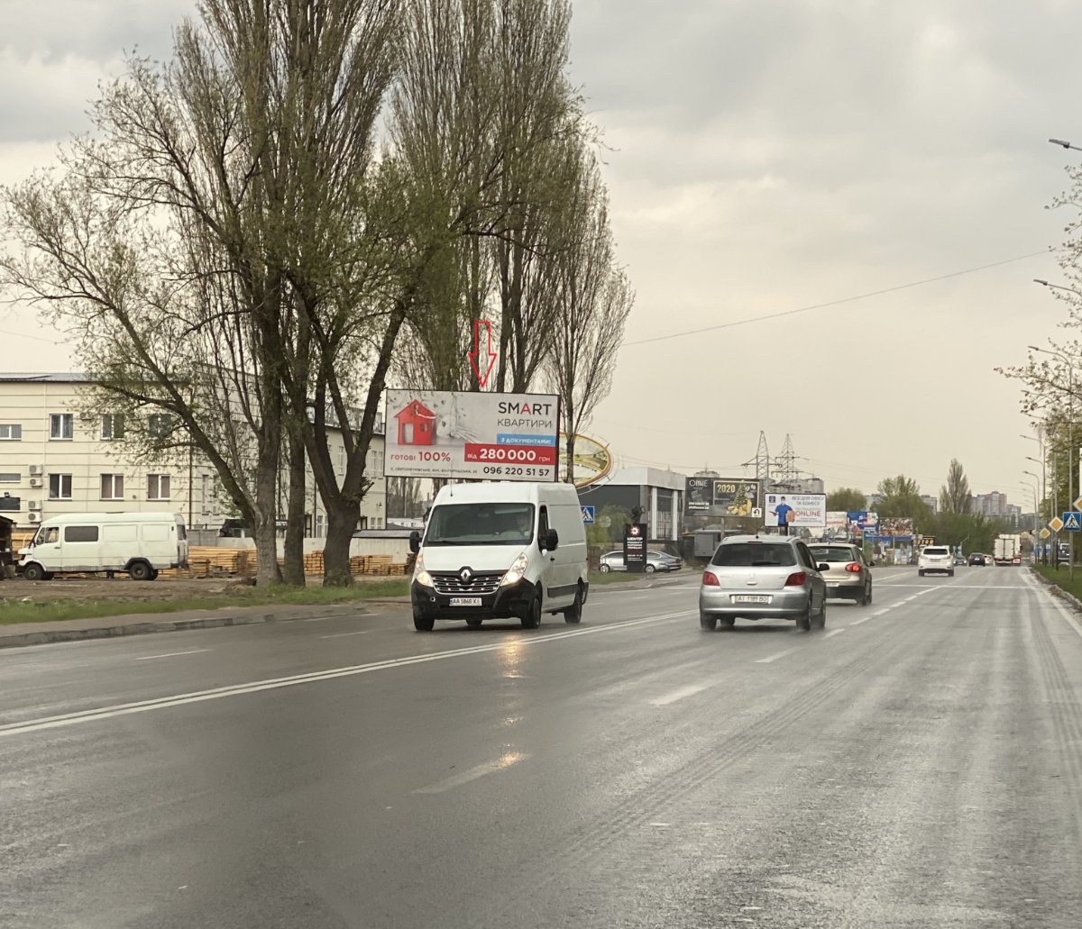 `Билборд №269696 в городе Вишневое (Киевская область), размещение наружной рекламы, IDMedia-аренда по самым низким ценам!`