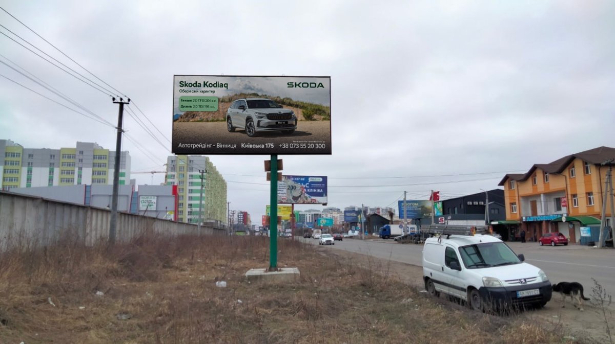 Білборд формат 3x6м №269729 в городе Вишневе (Київська область) Білборд №269729 в місті Вишневе (Київська область), розміщення зовнішнішньої реклами, IDMedia-оренда найнижчі ціни!