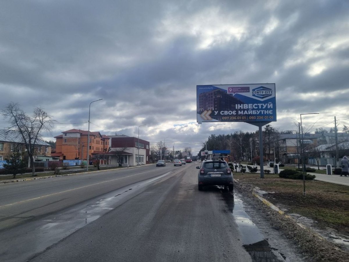 Білборд №269849 в місті Гостомель (Київська область), розміщення зовнішнішньої реклами, IDMedia-оренда найнижчі ціни!