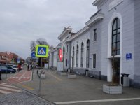 Билборд в городе Мукачево #269874 по адресу Вокзальна вул., 3, Привокзальна площа з боку міста, (1) `Билборд №269874 в городе Мукачево (Закарпатская область), размещение наружной рекламы, IDMedia-аренда по самым низким ценам!`