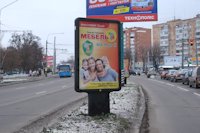 `Ситилайт №27281 в городе Полтава (Полтавская область), размещение наружной рекламы, IDMedia-аренда по самым низким ценам!`