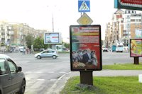 `Ситилайт №27360 в городе Полтава (Полтавская область), размещение наружной рекламы, IDMedia-аренда по самым низким ценам!`